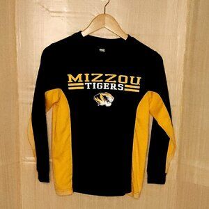 Stadium Athletics University Of Missouri Kids Black Long Sleeve Shirt 8-10